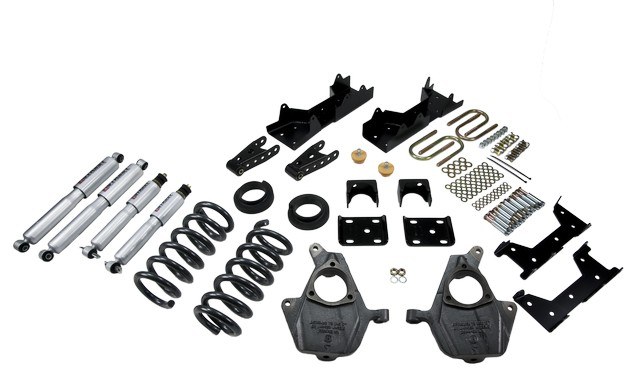 Belltech Lowering Kit, 4 or 5 Inch Front 6 or 7 Inch Rear Drop, Shock Absorbers Included – 668SP
