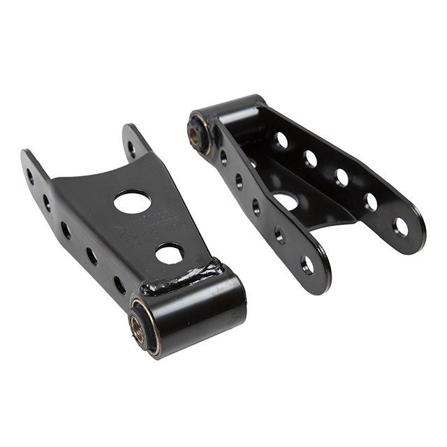 Belltech Leaf Spring Shackle, Lowers 1 Inch, Rubber Bushing, Set of 2 – 6700