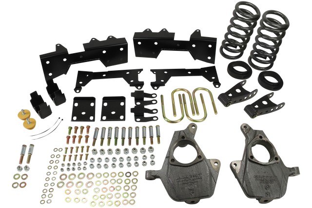 Belltech Lowering Kit, 4 or 5 Inch Front 6 or 7 Inch Rear Drop, Shock Absorbers Not Included – 676