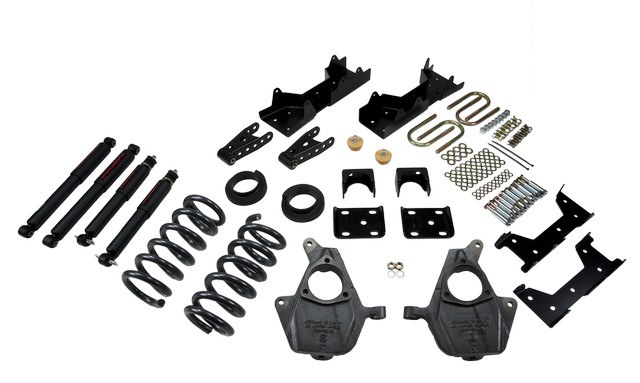 Belltech Lowering Kit, 4 or 5 Inch Front 6 or 7 Inch Rear Drop, Shock Absorbers Included – 676ND