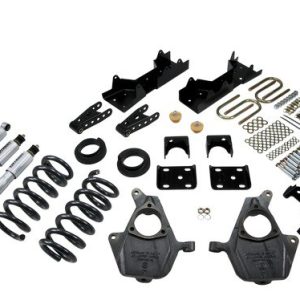 Belltech Lowering Kit, 4 or 5 Inch Front 6 or 7 Inch Rear Drop, Shock Absorbers Included – 676SP