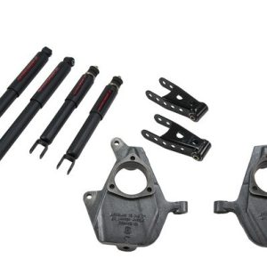 Belltech Lowering Kit, 2 Inch Drop, Shock Absorbers Included, With Nitro Drop II Shock Absorbers/ Drop Spindle Kit/Shackle Kit – 678ND