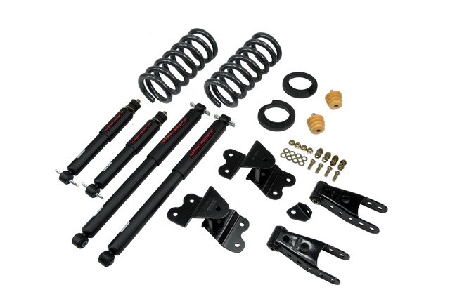 Belltech Lowering Kit, 2 or 3 Inch Front 4 Inch Rear Drop, Shock Absorbers Included – 686ND