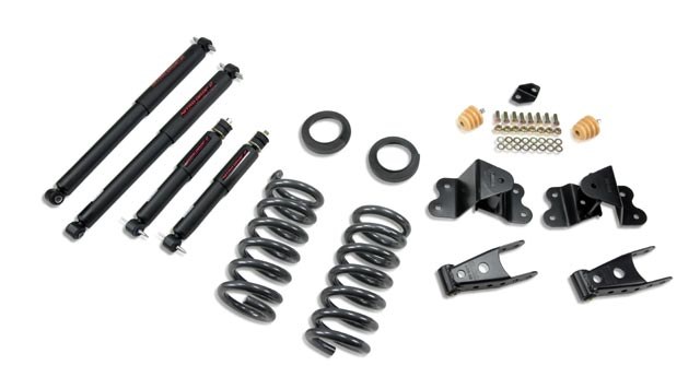 Belltech Lowering Kit, Nitro Drop 2, 2 or 3 Inch Front 4 Inch Rear Drop, Shock Absorbers Included – 686NDK