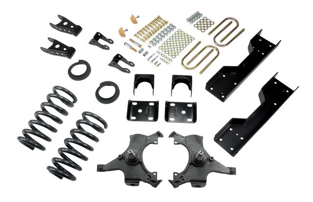 Belltech Lowering Kit, 4 or 5 Inch Front 6 to 7 Inch Rear Drop, Shock Absorbers Not Included – 689