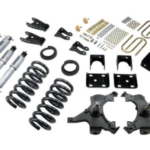 Belltech Lowering Kit, 4 or 5 Inch Front 6 to 7 Inch Rear Drop, Shock Absorbers Included – 689SP