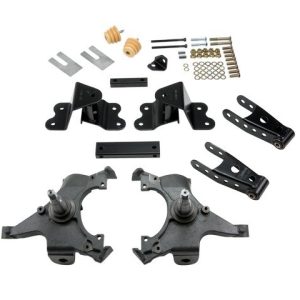 Belltech Lowering Kit, 2 Inch Front 4 Inch Rear Drop, Shock Absorbers Not Included, With Drop Spindle Set and Shackle and Hanger Kit – 690