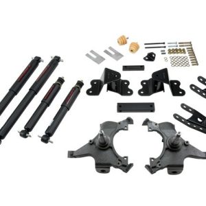 Belltech Lowering Kit, 2 Inch Front 4 Inch Rear Drop, Shock Absorbers Included – 690ND