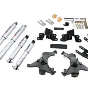Belltech Lowering Kit, 2 Inch Front 4 Inch Rear Drop, Shock Absorbers Included – 690SP