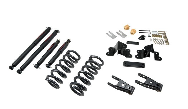 Belltech Lowering Kit, 2 or 3 Inch Front 4 Inch Rear Drop, Shock Absorbers Included – 691ND