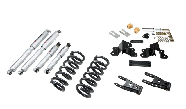 Belltech Lowering Kit, 2 or 3 Inch Front 4 Inch Rear Drop, Shock Absorbers Included – 691SP