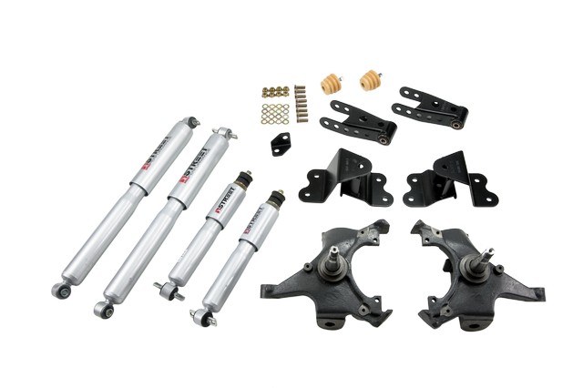 Belltech Lowering Kit, 2 Inch Front 4 Inch Rear Drop, Shock Absorbers Included – 695SP