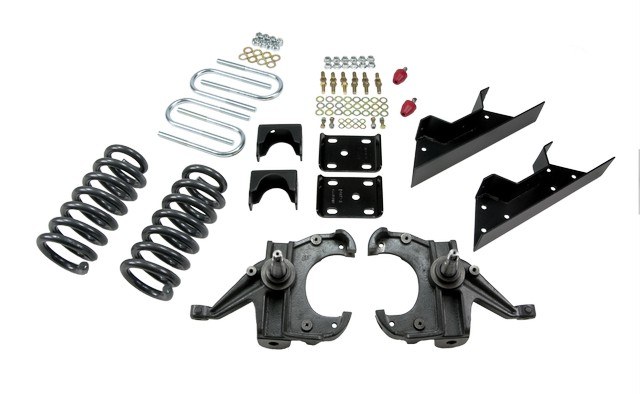 Belltech Lowering Kit, 4 Inch Front/ 6 Inch Rear Drop, Shock Absorbers Not Included – 705