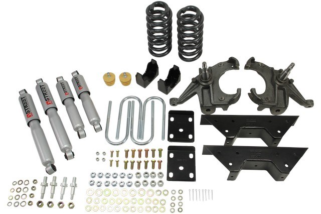 Belltech Lowering Kit, 4 Inch Front/ 6 Inch Rear Drop, Street Performance Shock Absorbers Included – 705SP