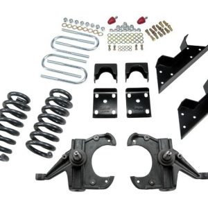 Belltech Lowering Kit, 4 Inch Front/ 6 Inch Rear Drop, Without Shock Absorbers, With Drop Spindle Set/Coil Set/ and All Hardware – 707