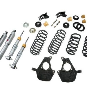 Belltech Lowering Kit, 3 to 4 Inch Front/ 3 to 4 Inch Rear Drop, Street Performance Shock Absorbers – 733SP