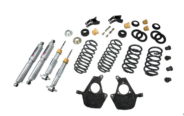 Belltech Lowering Kit, 3 to 4 Inch Front/ 3 to 4 Inch Rear Drop, Street Performance Shock Absorbers – 733SP