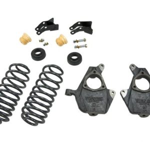 Belltech Lowering Kit, 2 Inch Front 3 or 4 Inch Rear Drop, Shock Absorbers Not Included, With Coil Springs and Drop Spindles – 753