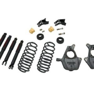 Belltech Lowering Kit, 1 or 2 Inch Front 3 or 4 Inch Rear Drop, Shock Absorbers Included – 759ND