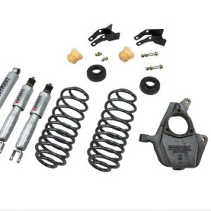 Belltech Lowering Kit, 1 or 2 Inch Front 3 or 4 Inch Rear Drop, Shock Absorbers Included – 759SP