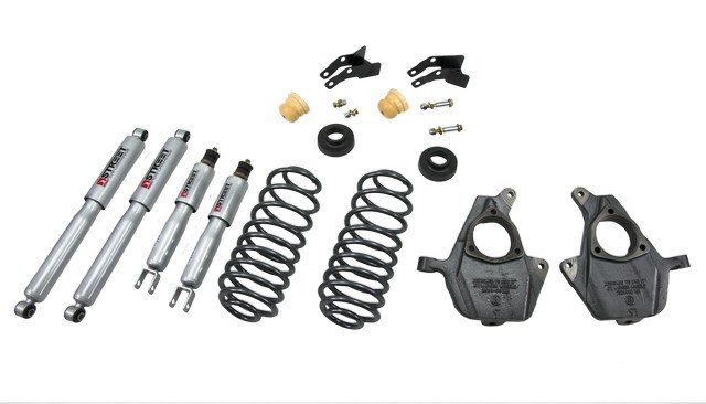 Belltech Lowering Kit, 1 or 2 Inch Front 3 or 4 Inch Rear Drop, Shock Absorbers Included – 759SP