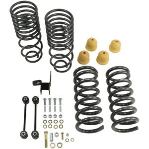 Belltech Lowering Kit, 2 Inch Front/ 4 Inch Rear Drop, Without Shock Absorbers, With Front and Rear Coil Springs/ Installation Sheets – 964