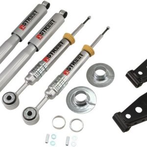 Belltech Lowering Kit, Street Performance, Adjustable 2 Inch Lift to 2 Inch Drop Front/ 2 Inch Rear Drop, Silver/ Black – 977SP