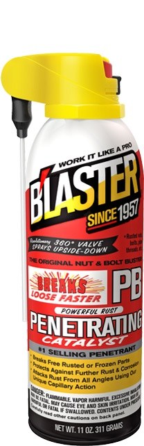 Blaster Penetrating Oil, Use to Busts Loose Rusted or Frozen Parts Caused by Rust and Corrosion, 11 Ounce Prostraw Can, Single – 16-PB-DS