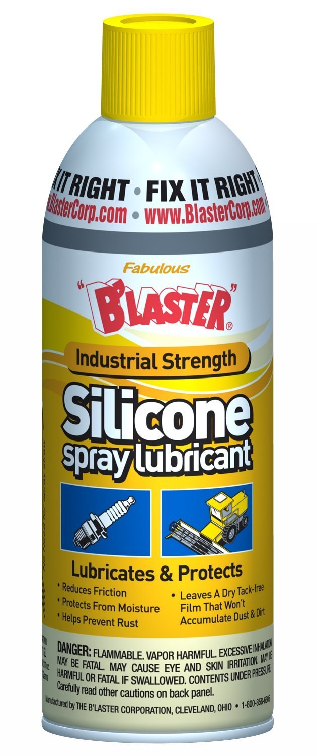 Blaster Silicone Spray, Use to Eliminate Constant Wear and Friction, 11 Aerosol Can, Single – 16SL