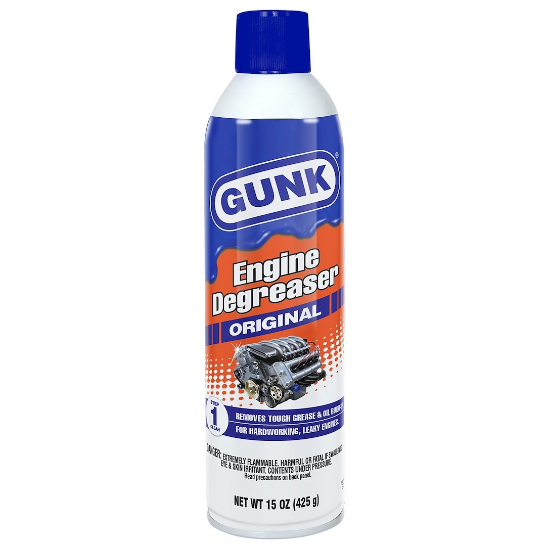 Blaster Engine Degreaser, Gunk®, Use to Remove Tough Grease/ Oil Build-Up, 15 Ounce Aerosol Can, Single – EB1