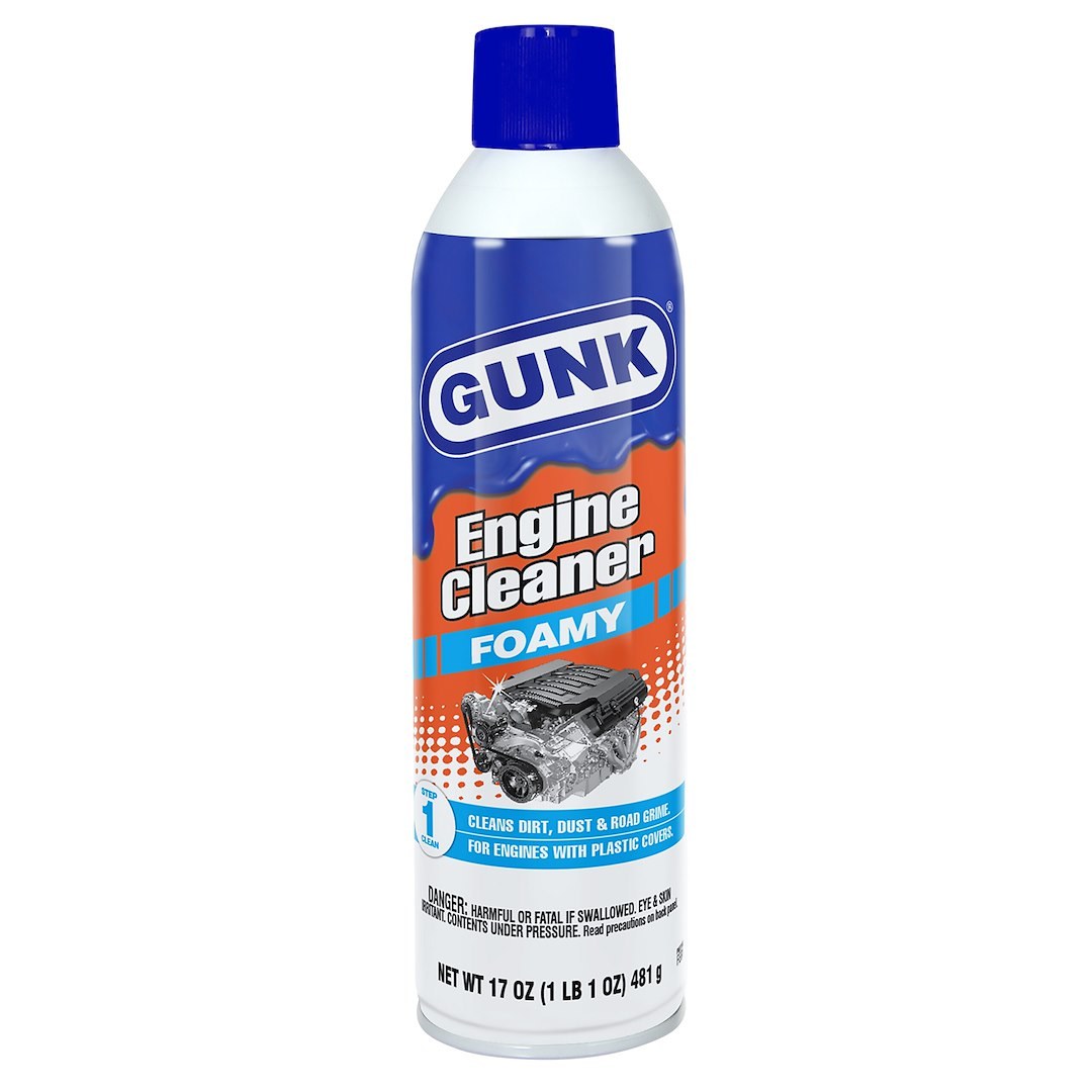 Blaster Engine Degreaser, Gunk®, Use to Remove Dirt/ Dust/ Road Grime, 17 Ounce Aerosol Can, Single, Foam Type, Legal for Sale IN California – FEB1CA