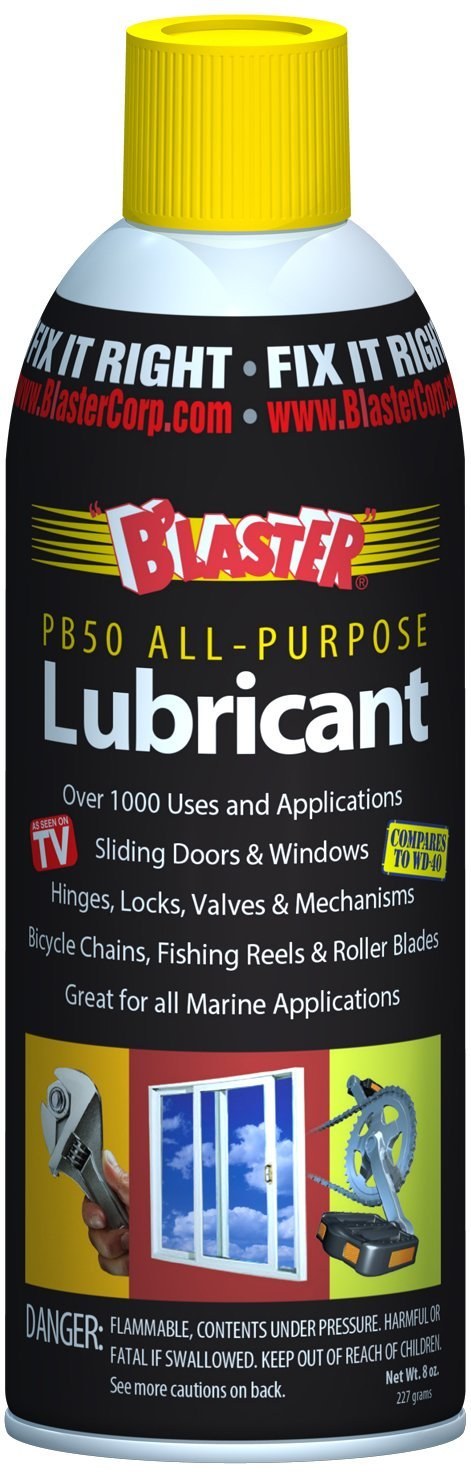Blaster Multi Purpose Lubricant, Use to Protect Against Rust and Corrosion/ Used on All Moving Parts, 8 Ounce Aerosol Can, Single – PB50