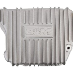 B&m Co Auto Trans Oil Pan, Torqueflite A727/A518/A618/44RH/46RE/46RH/47RE/48RE, Extra 4 Quarts Capacity, Natural, Cast Aluminum – 10280