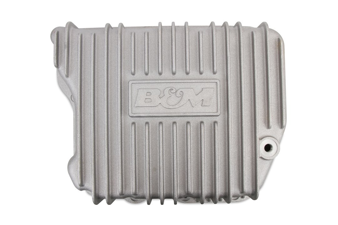 B&m Co Auto Trans Oil Pan, Torqueflite A727/A518/A618/44RH/46RE/46RH/47RE/48RE, Extra 4 Quarts Capacity, Natural, Cast Aluminum – 10280