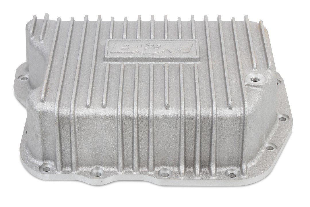 B&m Co Auto Trans Oil Pan, Torqueflite A727/A518/A618/44RH/46RE/46RH/47RE/48RE, Extra 4 Quarts Capacity, Natural, Cast Aluminum – 10280