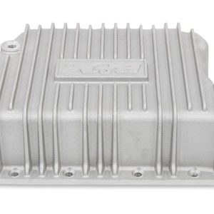 B&m Co Auto Trans Oil Pan, Torqueflite A727/A518/A618/44RH/46RE/46RH/47RE/48RE, Extra 4 Quarts Capacity, Natural, Cast Aluminum – 10280
