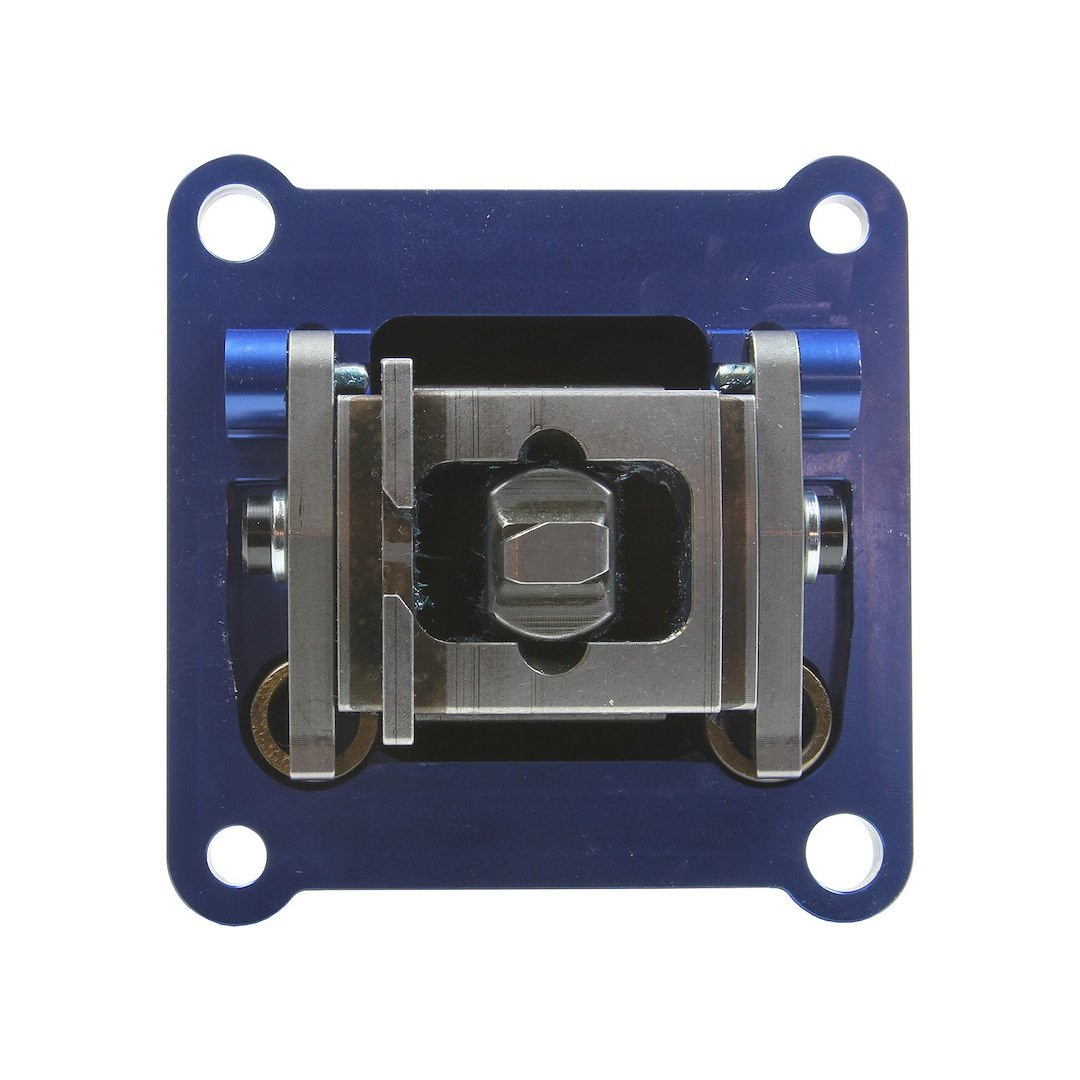 B&m Co Manual Trans Shifter, Precision Sport, 26 Percent Throw Reduction, Blue Anodized, Billet Aluminum – 45199