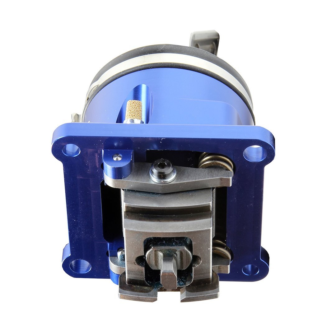 B&m Co Manual Trans Shifter, Precision Sport, 26 Percent Throw Reduction, Blue Anodized, Billet Aluminum – 45199