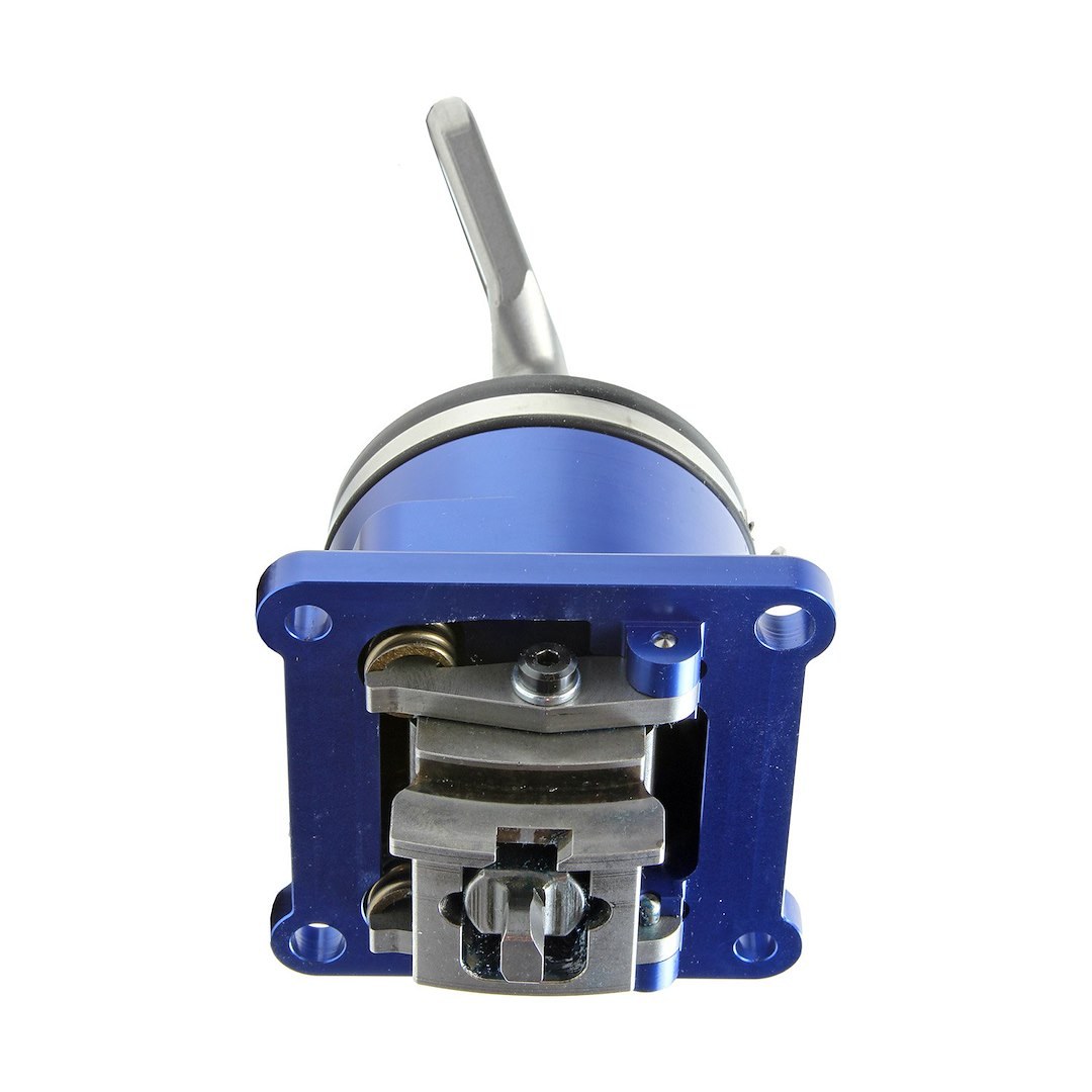 B&m Co Manual Trans Shifter, Precision Sport, 26 Percent Throw Reduction, Blue Anodized, Billet Aluminum – 45199