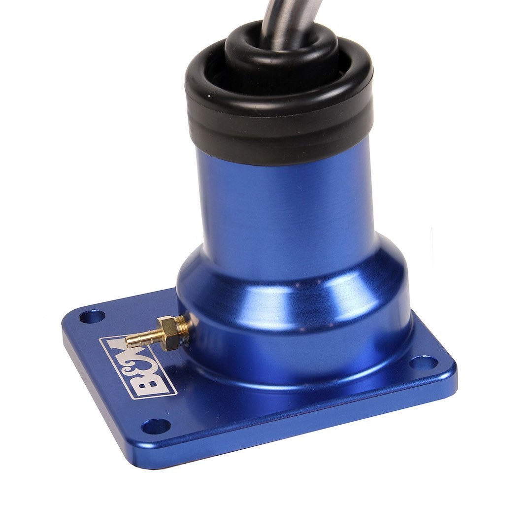 B&m Co Manual Trans Shifter, Precision Sport, Short Throw, 35 Percent Throw Reduction, Blue Anodized, Stainless Steel and Billet Aluminum – 45204