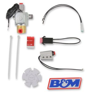 B&m Co Brake Line Lock Kit, Universal, Steel, With Fuse/ Indicator Light/ Instructions/ Mounting Screw/ Solenoid Valve/ Switch – 46076