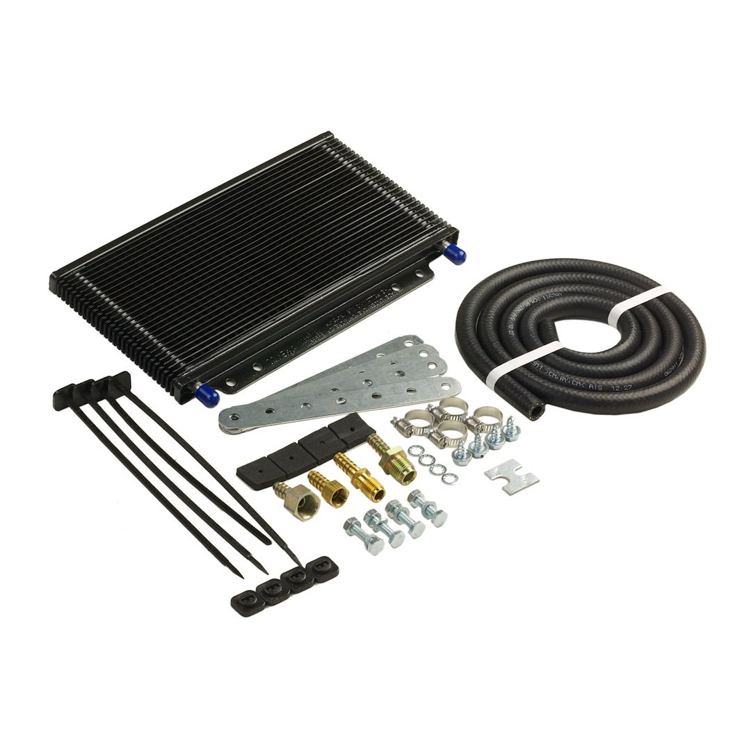 B&m Co Fluid Cooler, Super Cooler, For Automatic Transmission Fluid, 11 Inch Width X 5-3/4 Inch Height X 1-1/2 Inch Depth – 70264