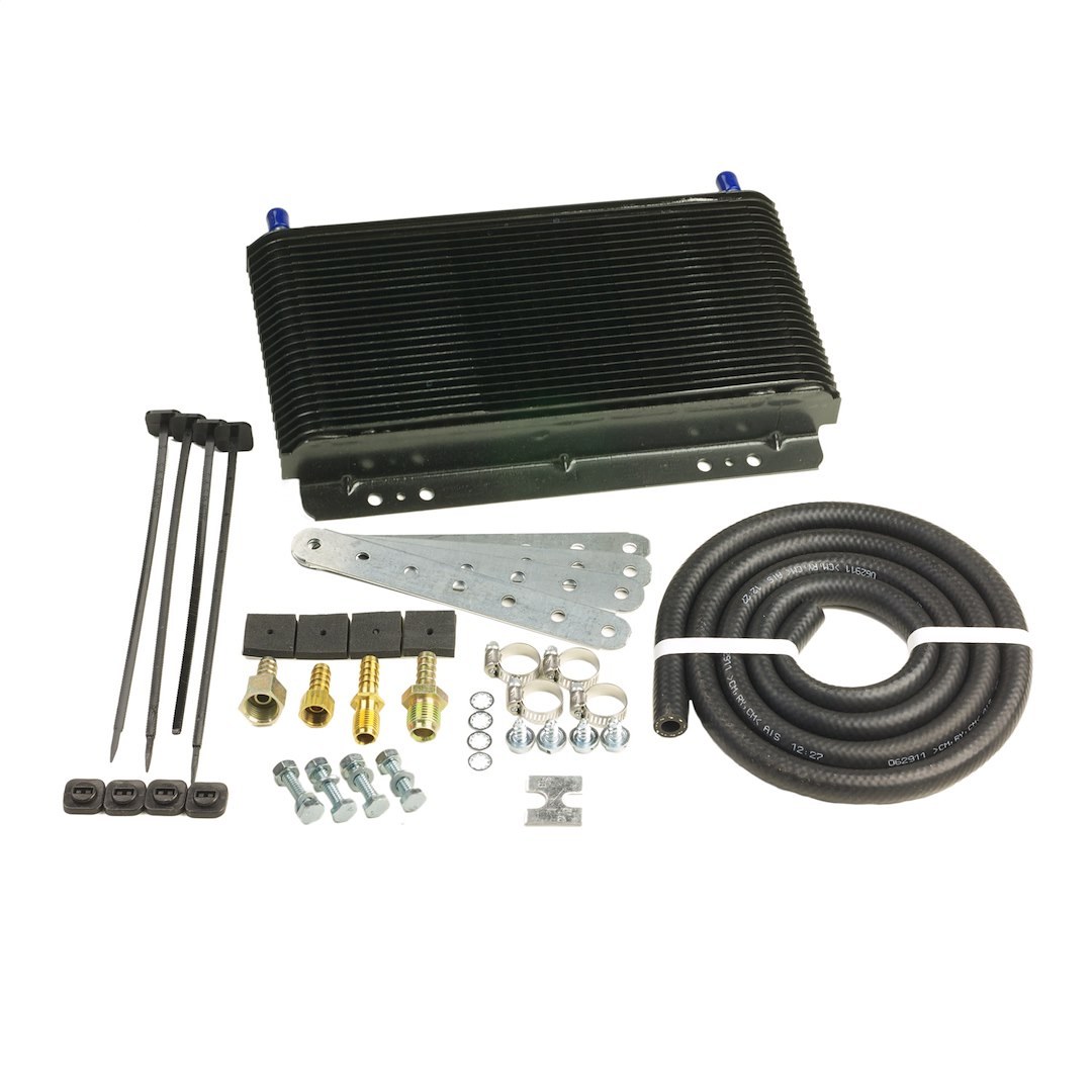 B&m Co Fluid Cooler, Super Cooler, For Automatic Transmission Fluid, 11 Inch Width X 5-3/4 Inch Height X 1-1/2 Inch Depth – 70264