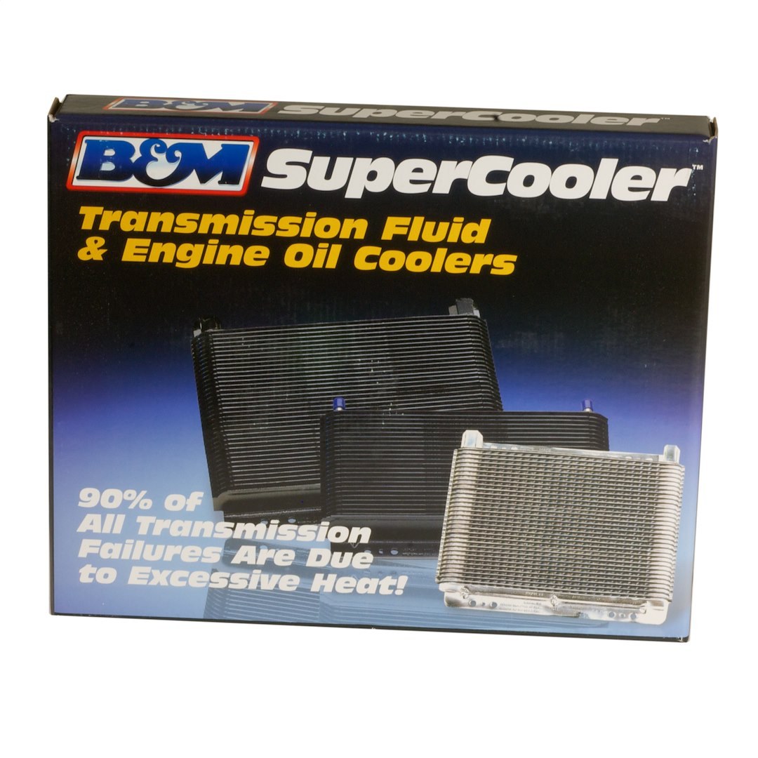 B&m Co Fluid Cooler, Super Cooler, For Automatic Transmission Fluid, 11 Inch Width X 5-3/4 Inch Height X 1-1/2 Inch Depth – 70264