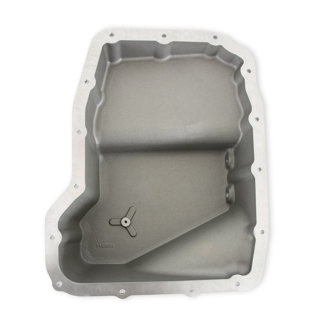 B&m Co Auto Trans Oil Pan, Hi-Tek, For Use with 45RFE/ 68RFE Automatic Transmission, Extra 2 Quarts Capacity, Natural, Aluminum – 70402
