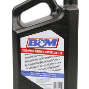 B&m Co Auto Trans Fluid, For Use with Non Electronically Controlled Automatic Transmissions, 1 Gallon Bottle, Single – 80260