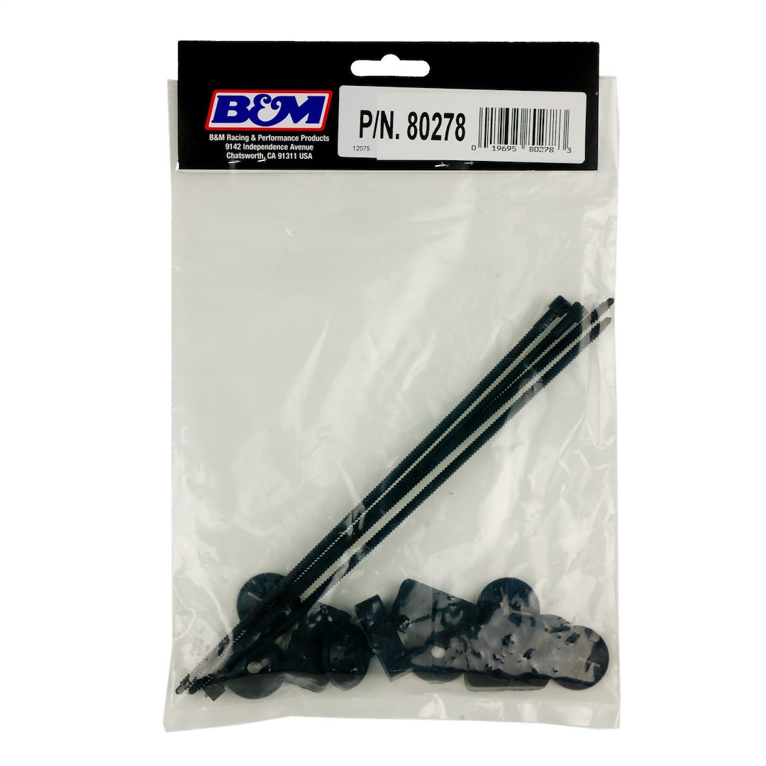B&m Co Cooling Fan Mounting Kit, For ATF/Engine/Rear Differential/Power Steering Fluids – 80278