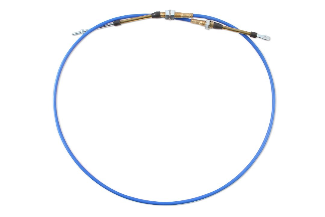 B&m Co Auto Trans Shifter Cable, Unimatic, Fits B&m Unimatic Shifters, 5 Foot Length, 2-1/2 Inch Stroke, With 1 Eyelet/1 Threaded Cable End – 80735
