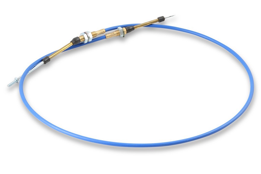 B&m Co Auto Trans Shifter Cable, Unimatic, Fits B&m Unimatic Shifters, 5 Foot Length, 2-1/2 Inch Stroke, With 1 Eyelet/1 Threaded Cable End – 80735