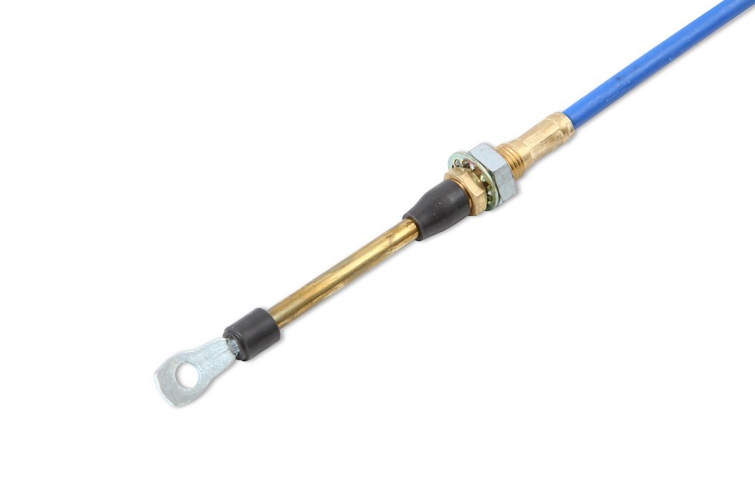 B&m Co Auto Trans Shifter Cable, Unimatic, Fits B&m Unimatic Shifters, 5 Foot Length, 2-1/2 Inch Stroke, With 1 Eyelet/1 Threaded Cable End – 80735